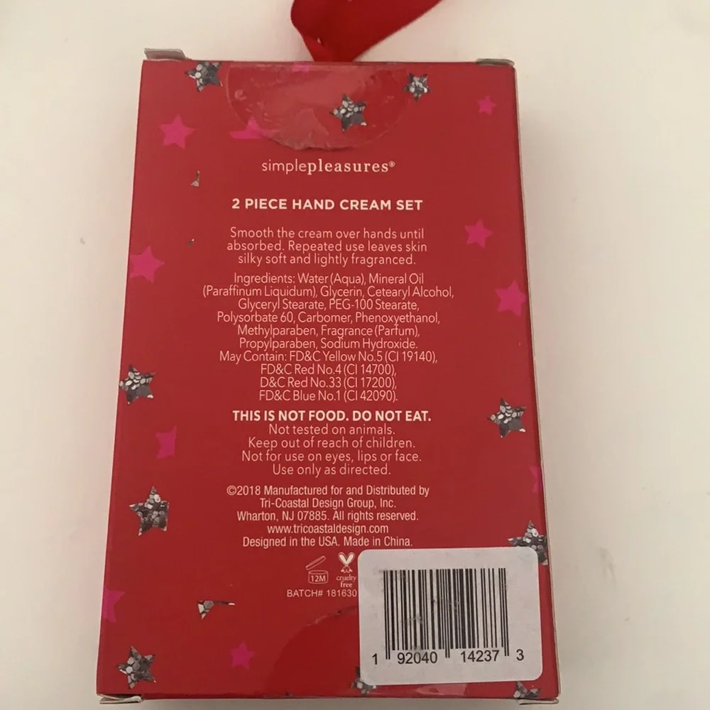 ⭐️Final Price⭐️ Simple Pleasures Hand Cream Set - Picture 3 of 4